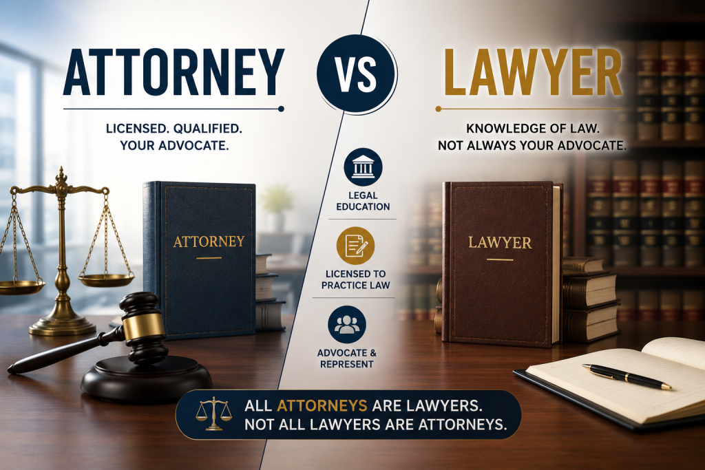 Attorney vs Lawyer: What Is the Difference in the United States? attorney vs lawyer