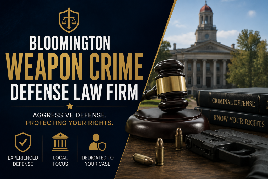 Bloomington Weapon Crime Defense Law Firm bloomington weapon crime defense law firm